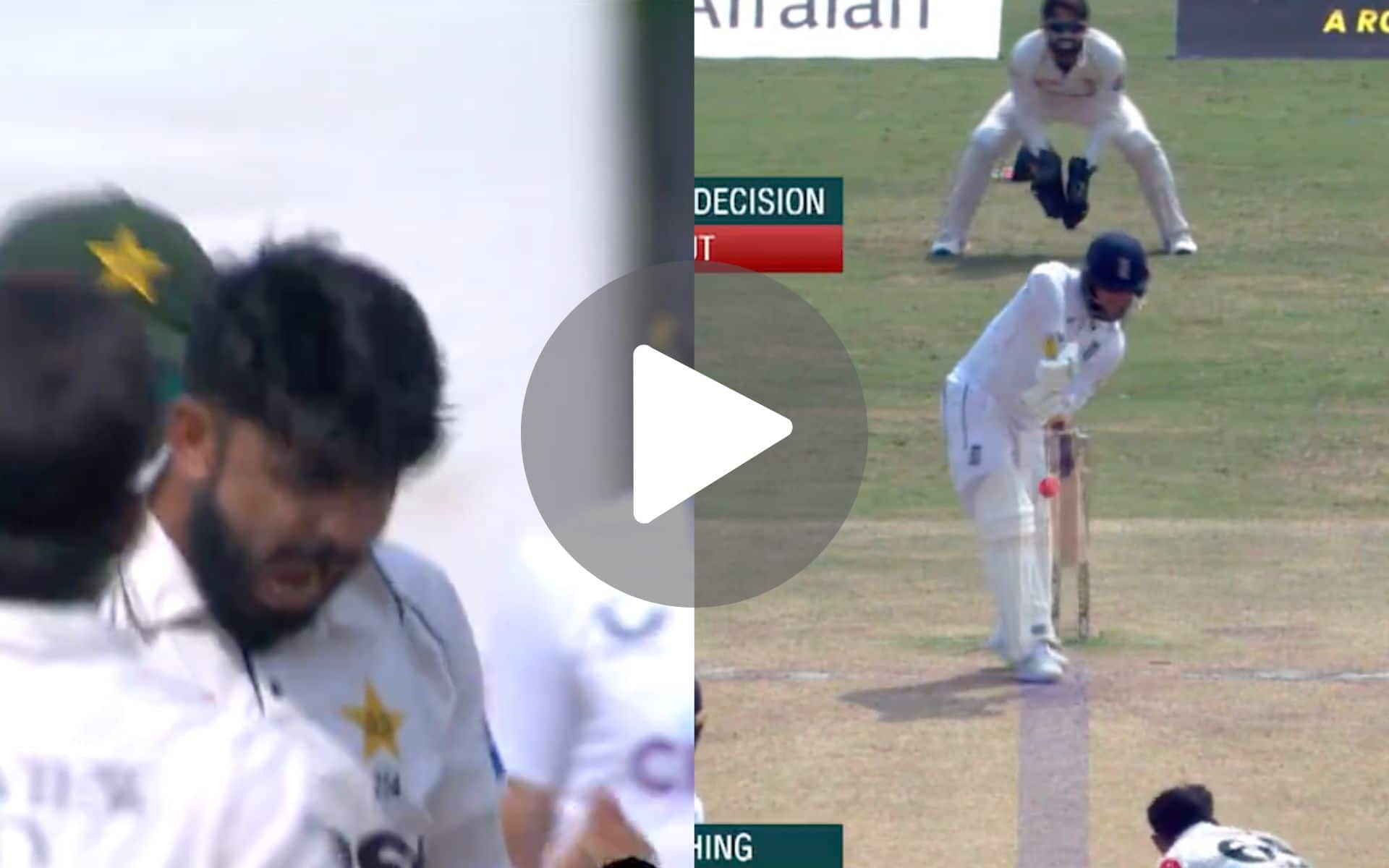 [Watch] Ben Duckett Heartbroken As Aamir Jamal's Ripper Traps Him Plumb In Front